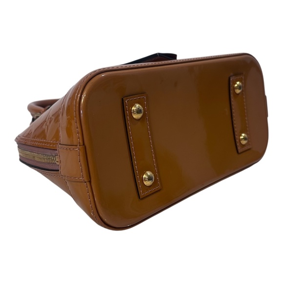 Louis Vuitton Alma BB Vernis Rose Velours - Picture 3 of 10